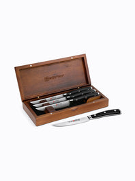 Wusthof Classic Ikon Steak Knife Sets with Walnut Case