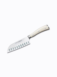 Wusthof Classic Ikon Creme Hollow Edge Santoku Knives