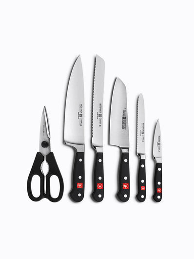 Wusthof Classic 7-piece Slim Knife Block Sets