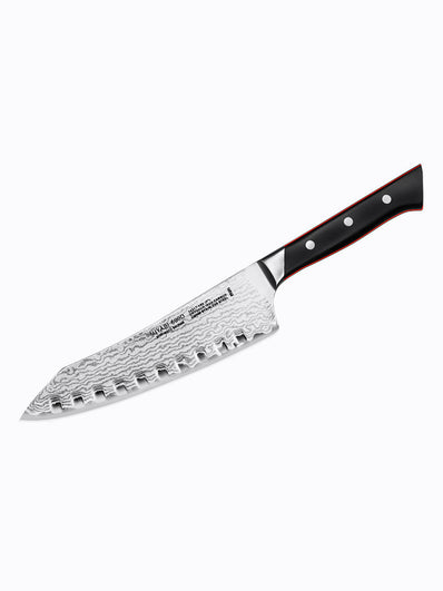 Miyabi Fusion Hollow Edge Rocking Santoku Knife